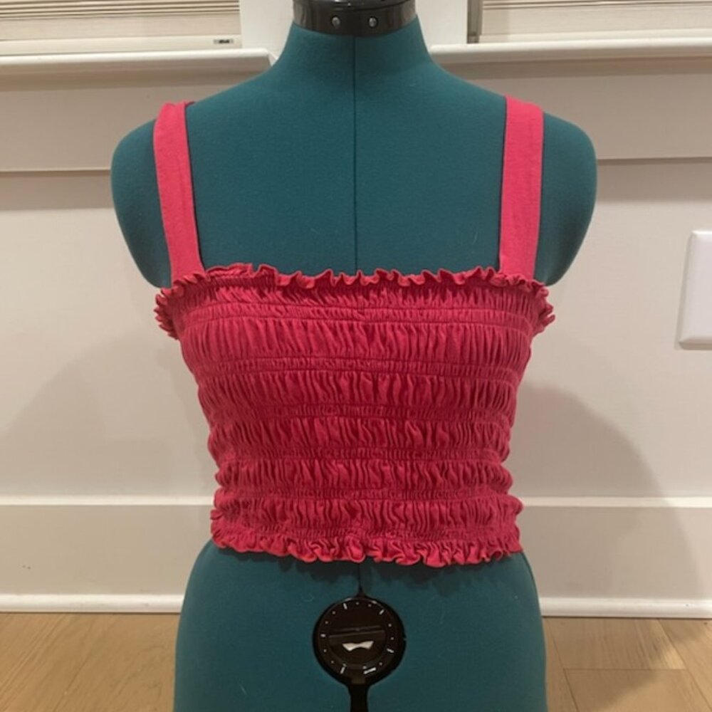 Red American Eagle Crop Top Size S